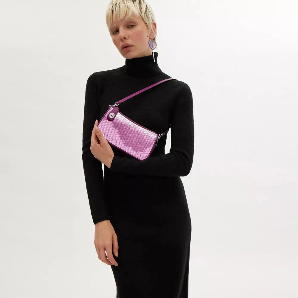 Coach Penn Shoulder Bag With Sequins 2