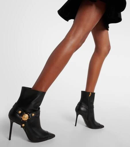 Balmain Eva leather ankle boots 7