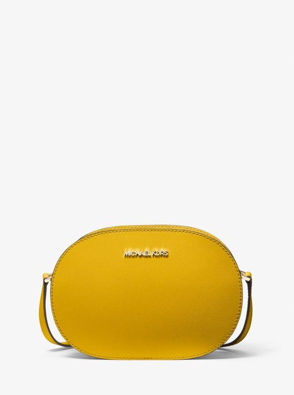 michael_kors Jet Set Travel Medium Saffiano Leather Crossbody Bag