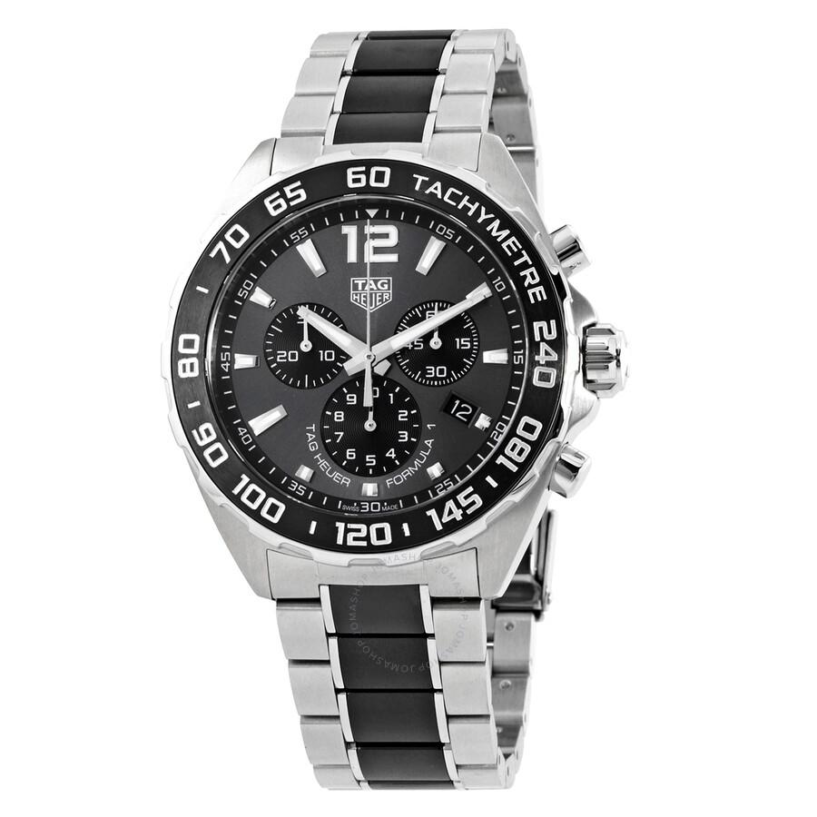 TAG Heuer Formula 1 Chronograph Anthracite Grey Dial Men's Watch CAZ1011.BA0843