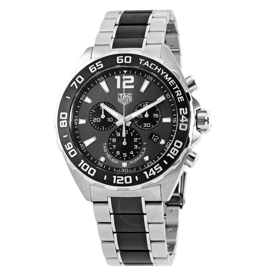 Tag Heuer Formula 1 Chronograph Anthracite Grey Dial Men's Watch CAZ1011.BA0843 1