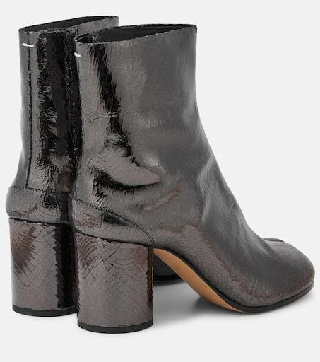 MAISON MARGIELA Tabi mirrored leather ankle boots 3