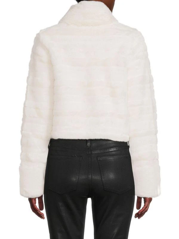 BELLE FARE Faux Fur Cropped Jacket 2