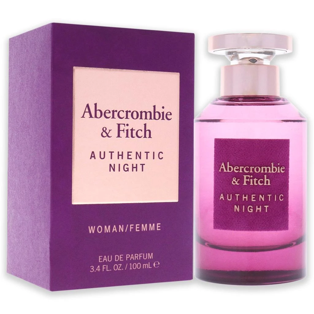 Abercrombie & Fitch Authentic Night by  for Women - 3.4 oz EDP Spray 3