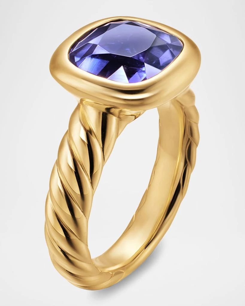 David Yurman DY Mercer Color Stone Ring in 18K Gold, 10mm 3