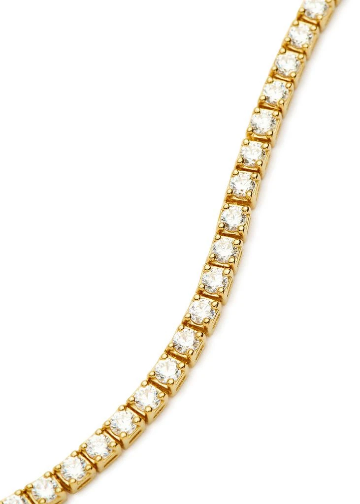 Missoma Classic Tennis 18kt gold-plated necklace 3