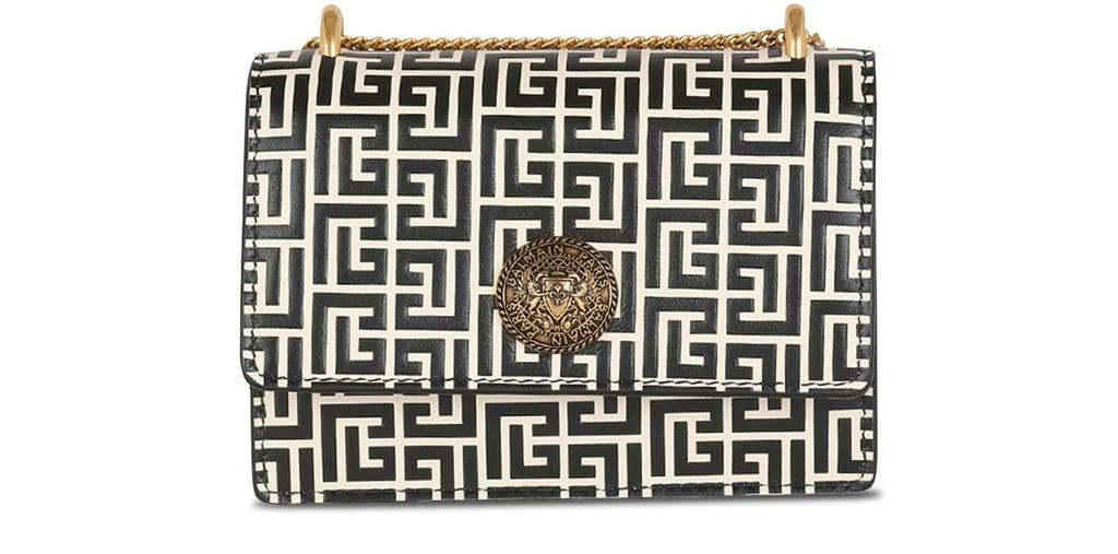 Balmain Coin card holder in Balmain Monogram leather 1