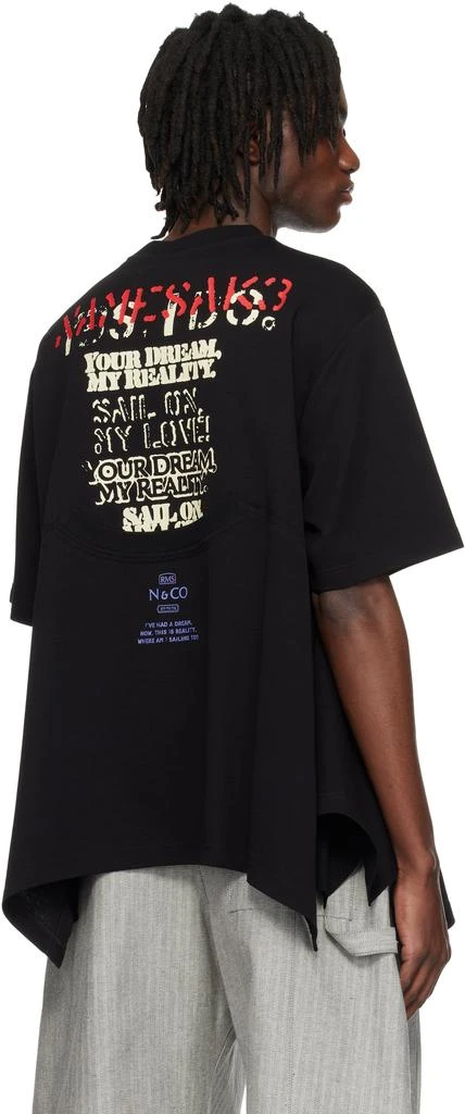 NAMESAKE Black Collins Rowing T-shirt 3