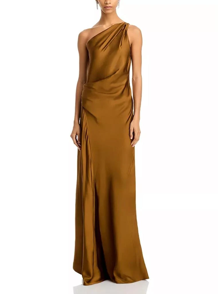 Aster Asymmetric Draped Gown In Aged Bronze  On Sale Now with Up to 36%  Off | Discover Exclusive Deals & Savings at BeyondStyle  Authentic A.L.C.  women|clothing|dresses with Limited-Time Discounts, Free