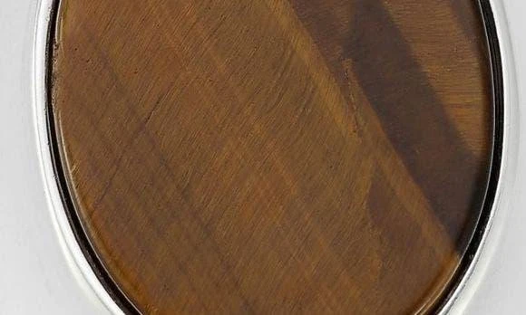 Yield of Men Sterling Silver Tiger
s Eye Signet Ring 3