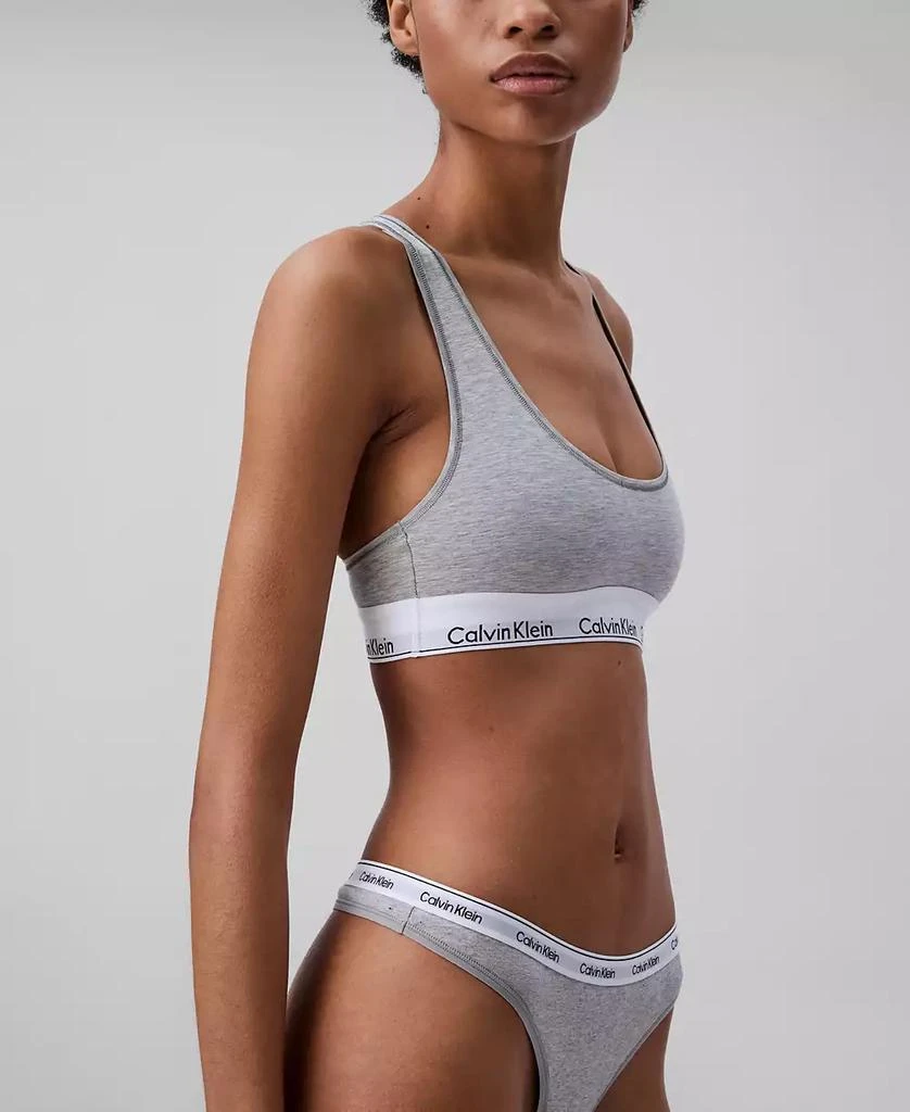 Calvin Klein Women's Modern Logo 3-Pack Thong Underwear QD5209 7