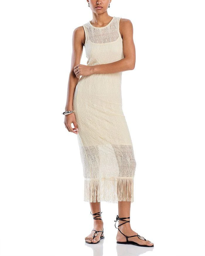 Palmacea Amber Fringe Hem Swim Cover-Up Dress 1