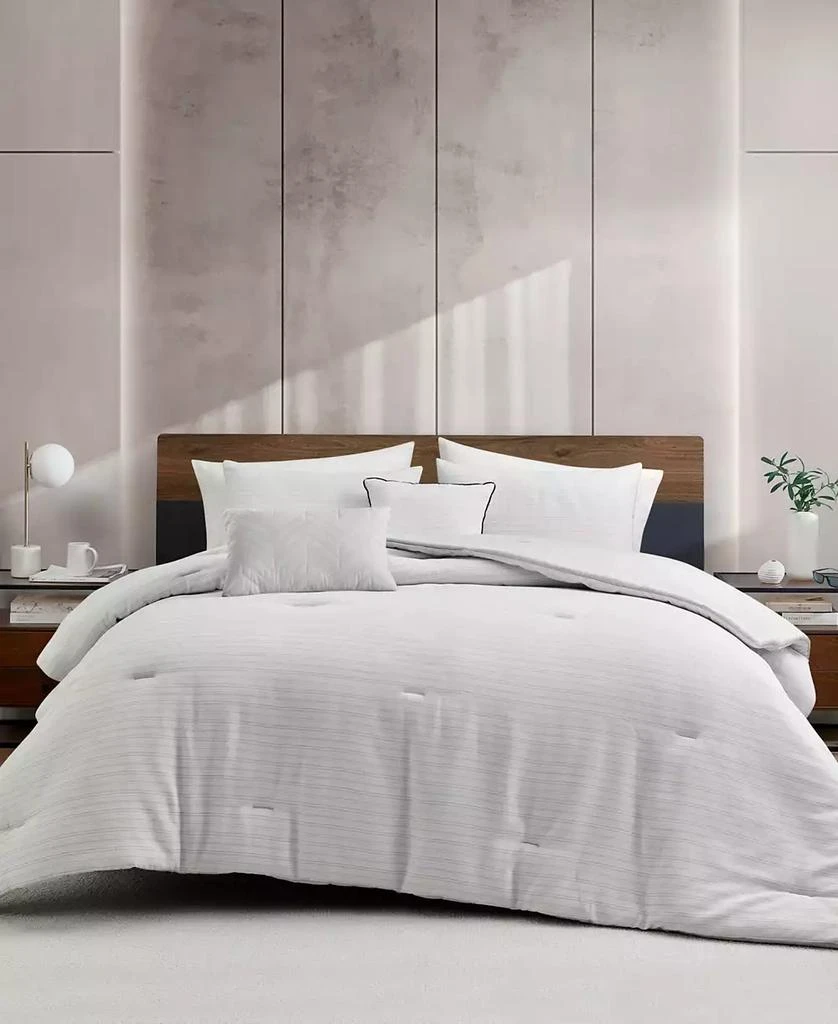 Kenneth Cole Embossed Waffle 5-Pc. Comforter Set