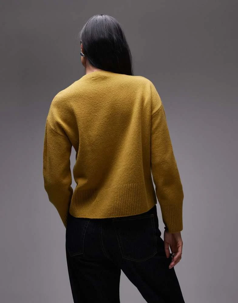 & Other Stories & Other Stories crew neck jumper in mixed olive exclusive to ASOS 2