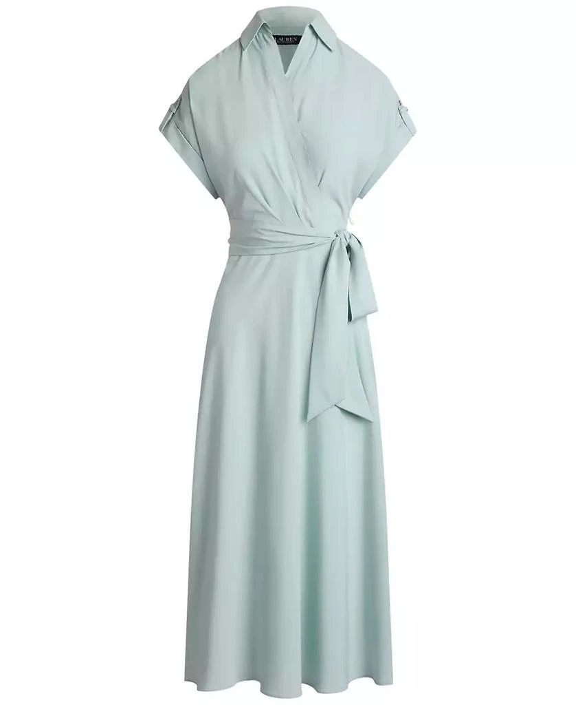 Ralph Lauren Women's Floral Belted Crepe Dress 5