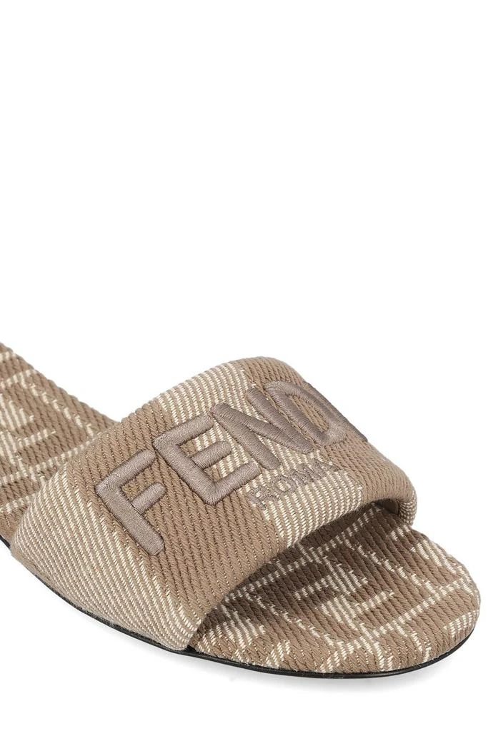 Fendi Fendi Sunshine Denim-Effect Jacquard Slides 4