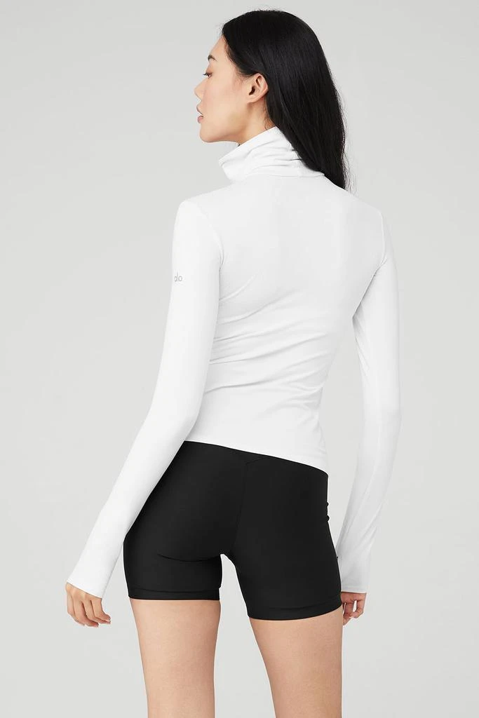 Alo Alosoft Refine Turtleneck - White 2