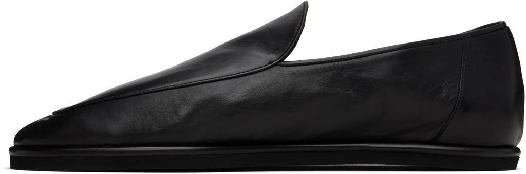 AURALEE Black Soft Leather Loafers 3
