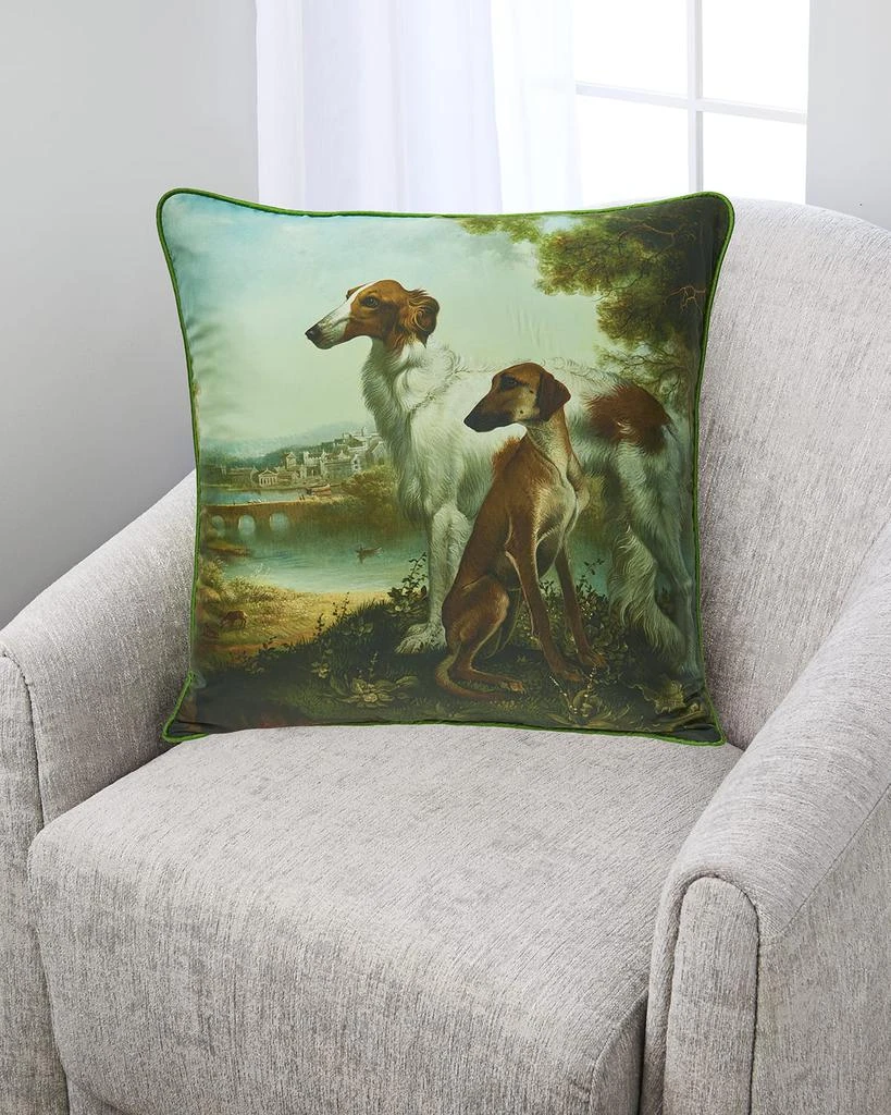 Yana Movchan Rest After The Hunt Silk Pillow 1