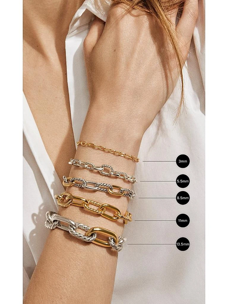 David Yurman DY Madison Chain Bracelet in 18K Rose Gold 3
