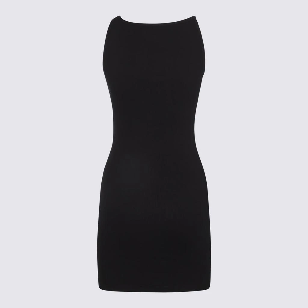 Off-White Black Cotton Blend Dress 2