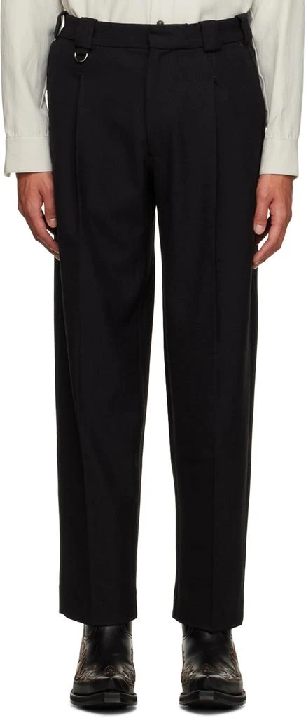Won Hundred Black Lance Trousers 1