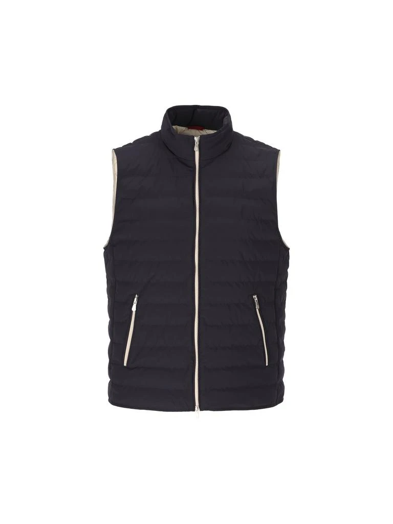 Brunello Cucinelli Brunello Cucinelli Quilted Zipped Gilet 1