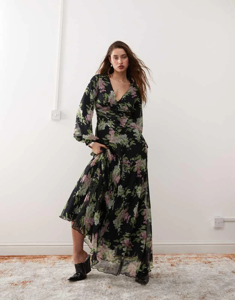 Reclaimed Vintage Reclaimed Vintage maxi dress in floral print 1