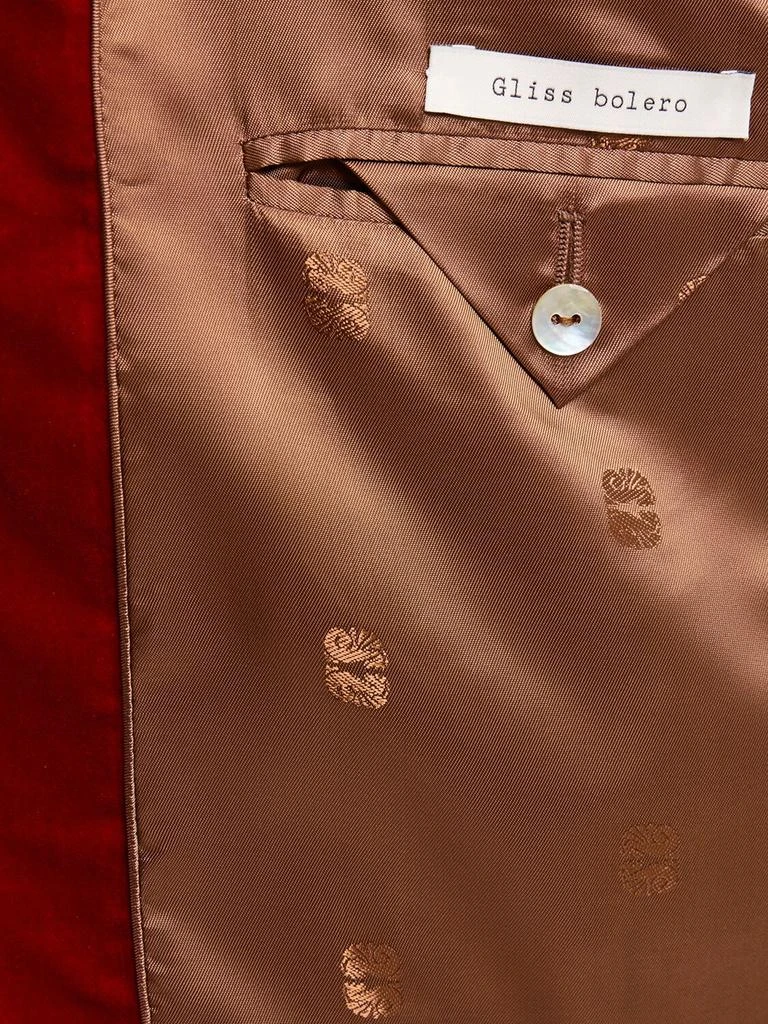 BLAZÉ MILANO Jealousy Gliss Velvet Bolero Jacket 5