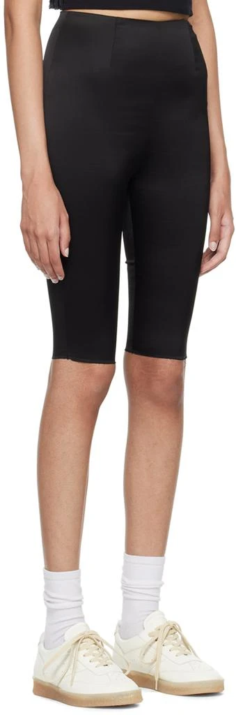 MM6 Black Raw Edge Shorts 2