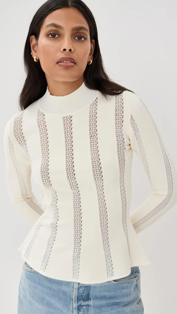 Sea Devon Knit Peplum Top 1