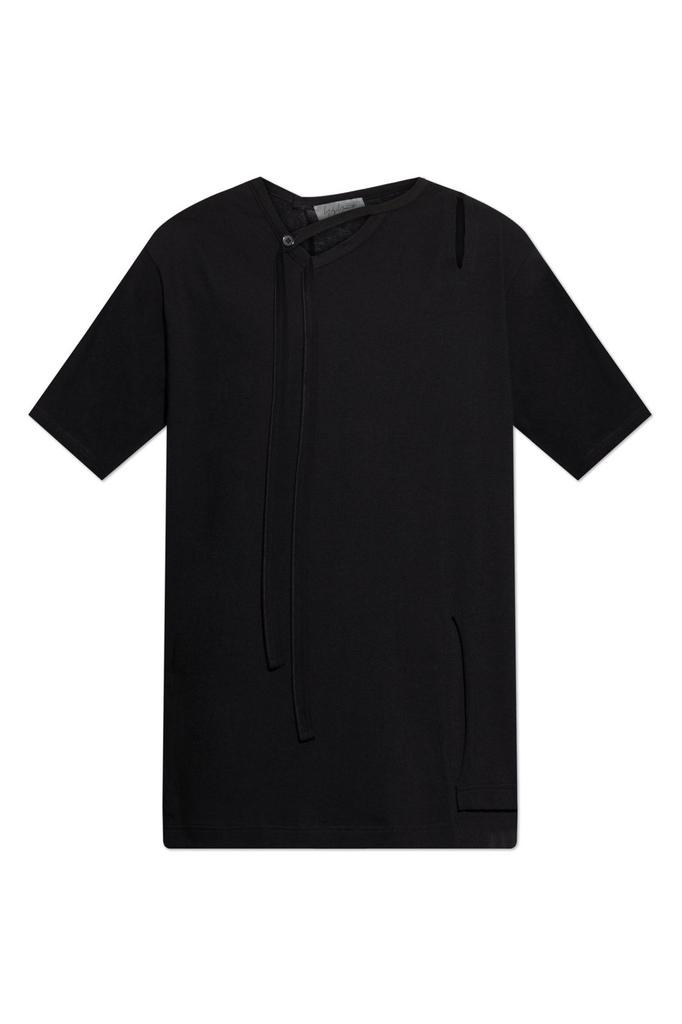 YOHJI YAMAMOTO Yohji Yamamoto Single Jersey Binder V-Neck T