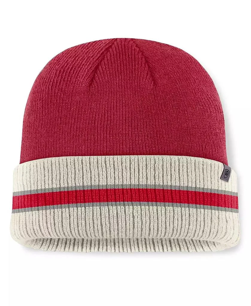 Top of the World Men's Crimson Washington State Cougars Silas Cuffed Knit Hat 2