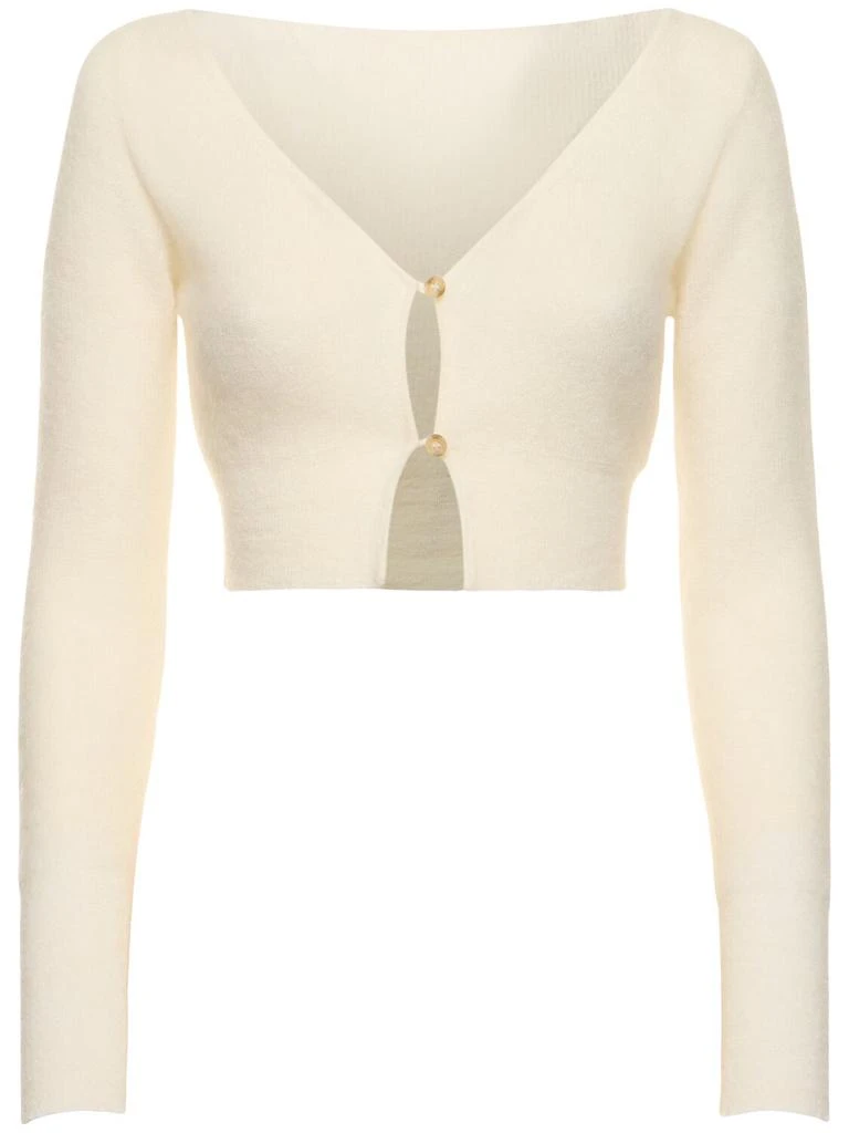 Jacquemus Le Cardigan Alzou Mohair Blend Cardigan 1