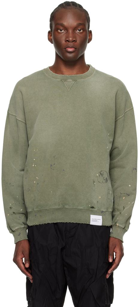 Neighborhood Khaki Damage Sweatshirt