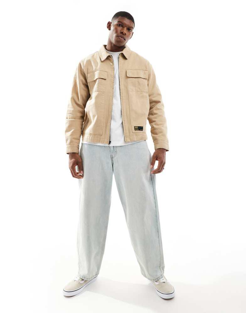 Vans Vans Mcavoy zip station jacket in incense - Jackets - Compare