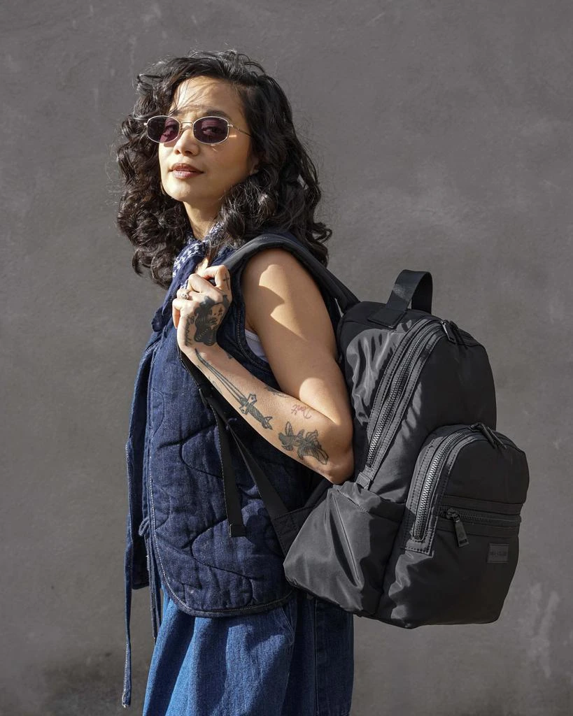 Tiba + Marl Elwood 2.0 Changing Backpack Black Woven 2