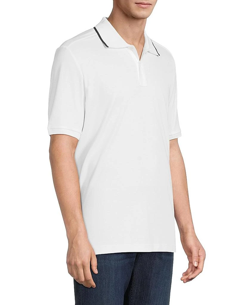 Eton Tipped Collar Jersey Polo Shirt 4