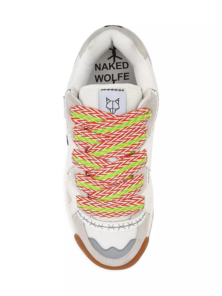 Naked Wolfe Slide White Low Top Sneakers 5