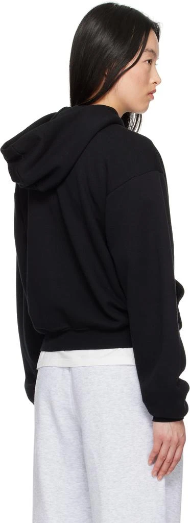 SKIMS Black Cotton Fleece Classic Hoodie 3