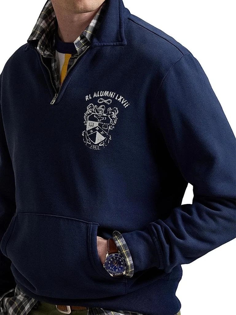 Ralph Lauren Fleece Half-Zip Collared Pullover 5