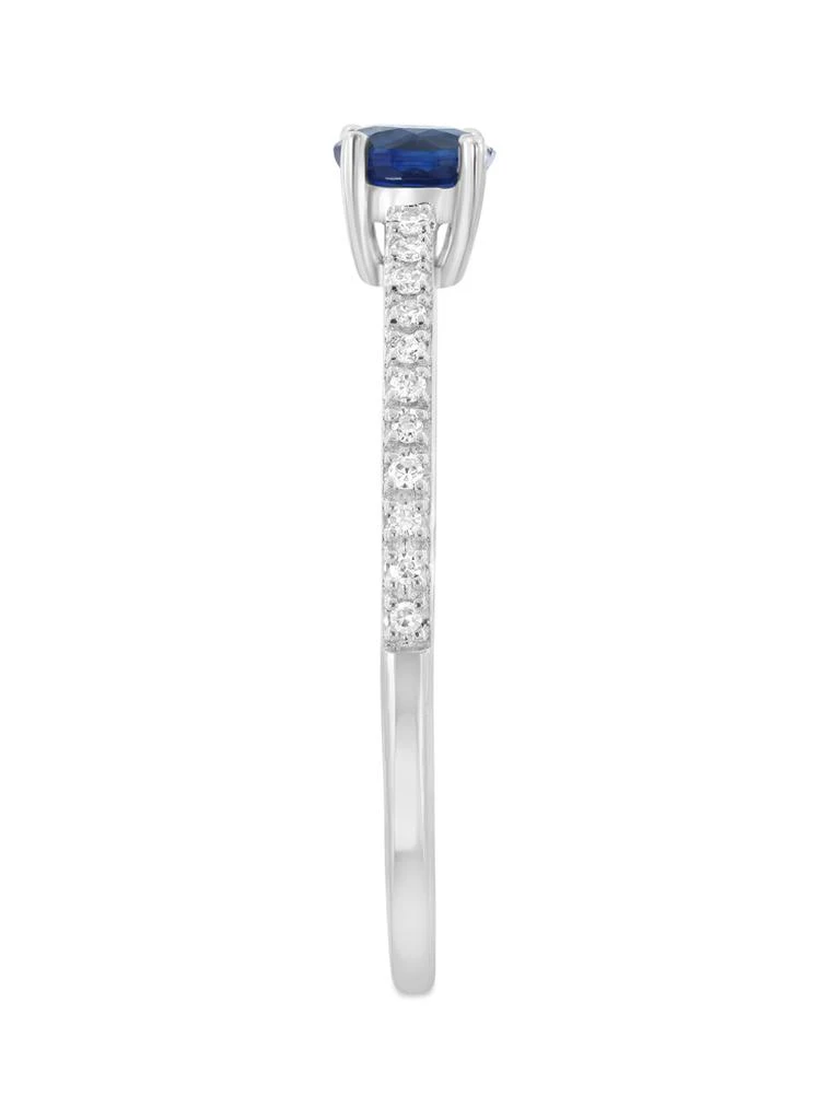 Saks Fifth Avenue 14K White Gold, Sapphire 
0.06 TCW Diamond Ring 3