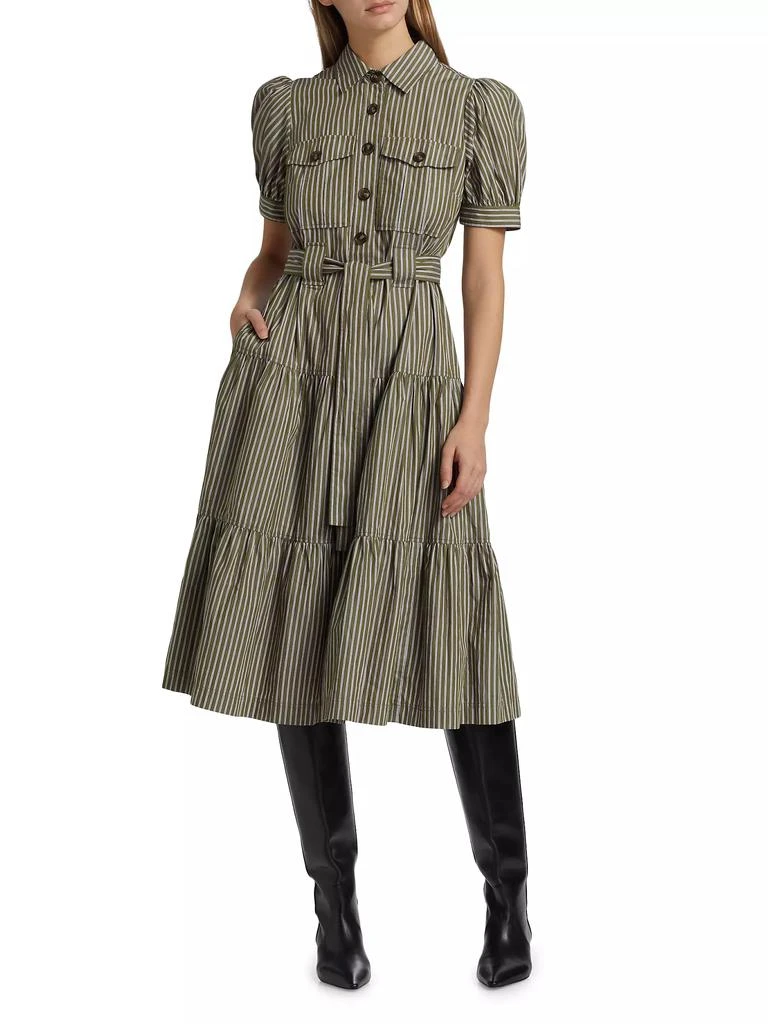 Derek Lam Buffy Stripe Cotton Shirtdress 3