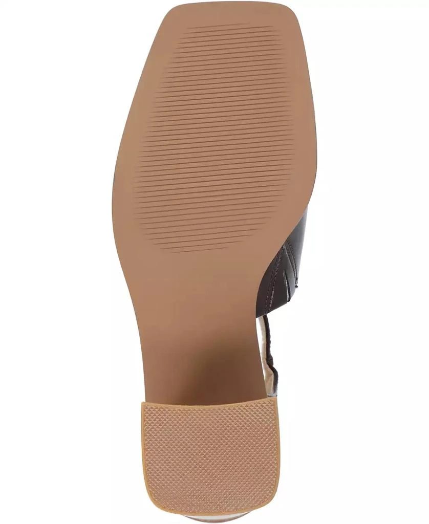 Journee Collection Women's Bobby Block Heel Square Toe Pumps 5