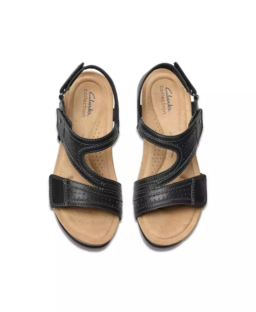 Clarks Women's Calenne Carmen Slip On Flat Sandals 5