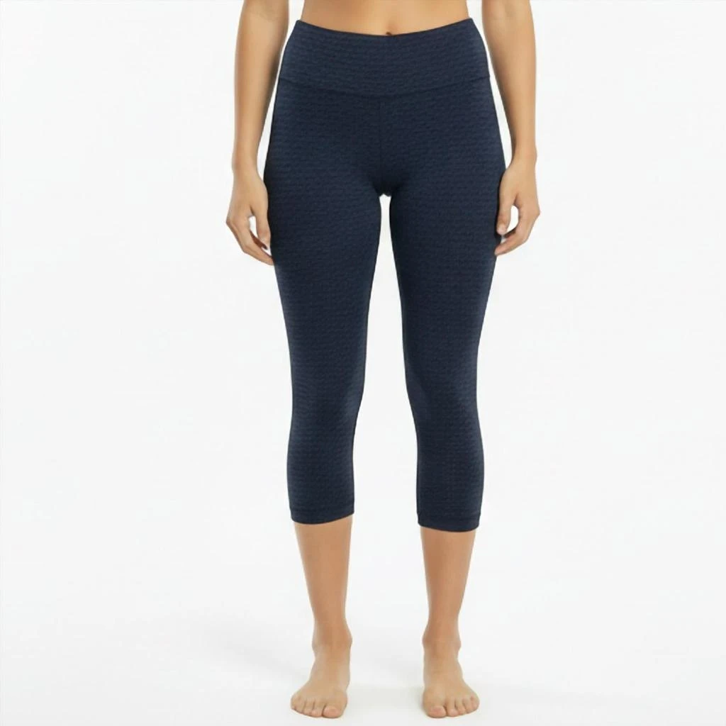 BBrazil Clothing Bbrazil Clothing - Basket Weave Jacquard Capri Leggings
