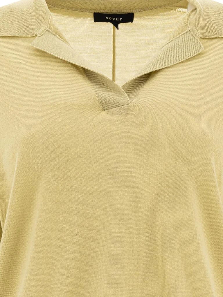Soeur Soeur Split Collar Top 3