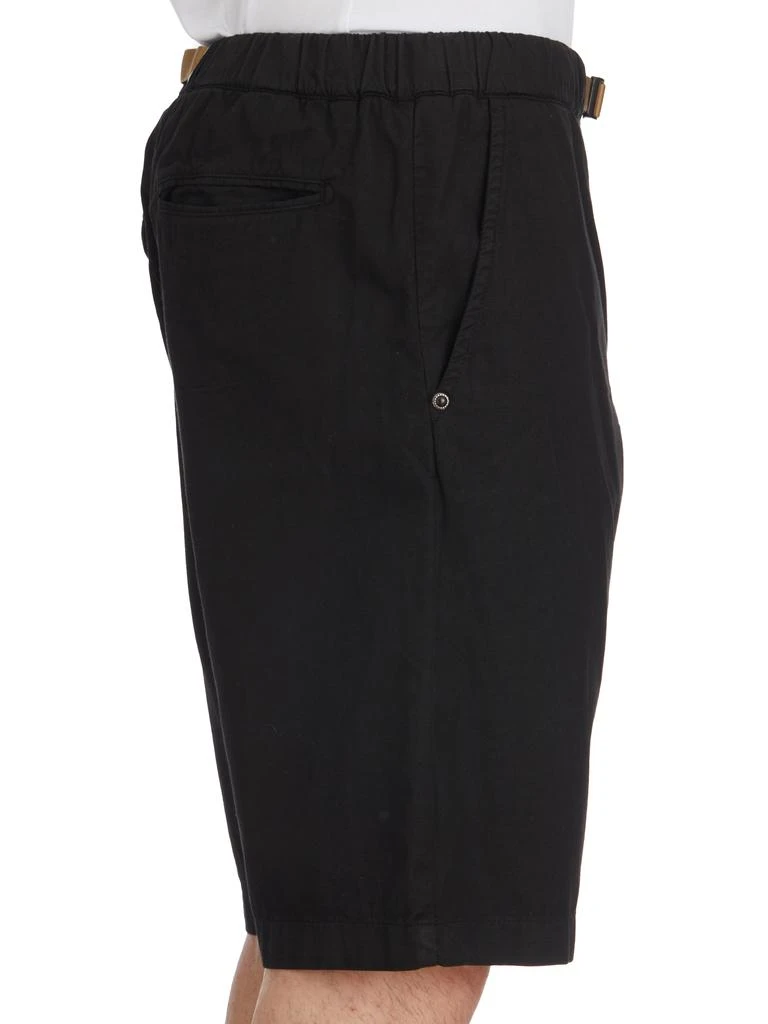 WHITE SAND COTTON AND LINEN BERMUDA SHORTS 3