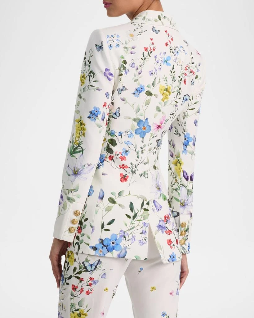 Alice + Olivia Breann Long Fitted Blazer 3