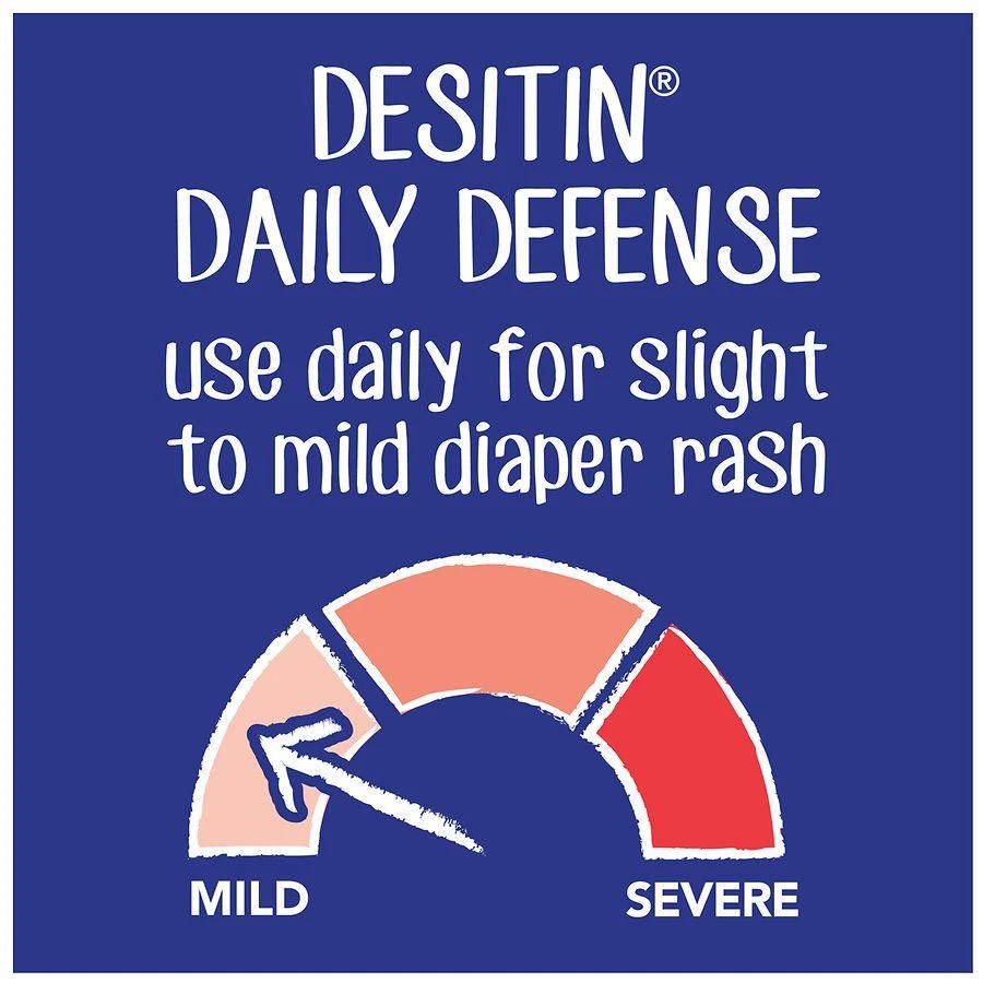 Desitin Daily Defense Baby Diaper Rash Cream Fragrance-Free 11